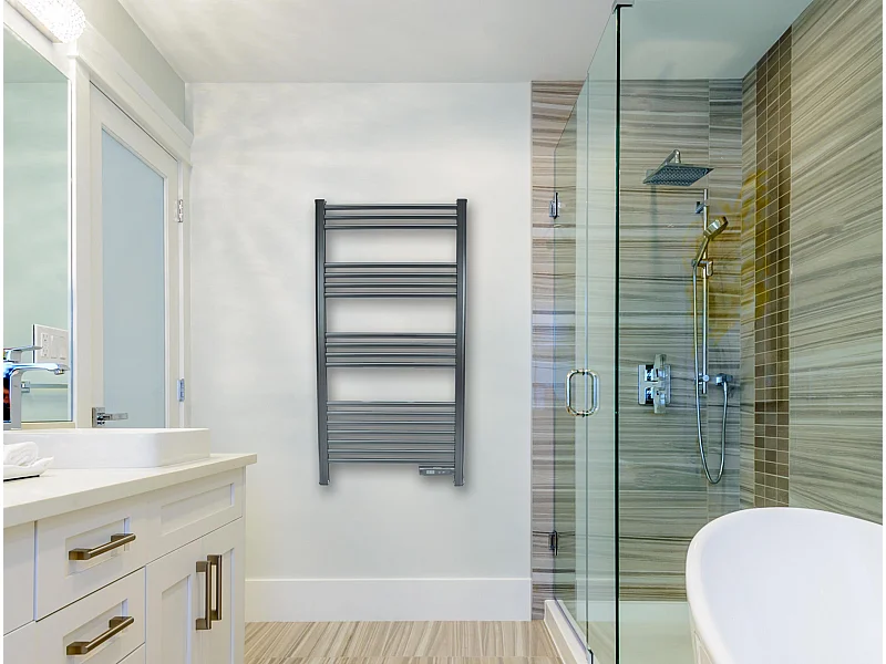 Toalheiro de alumínio de 500 Watt com temporizador