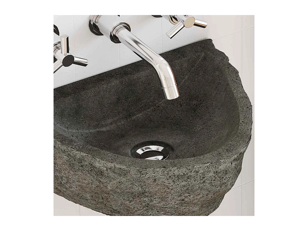 Lavabo | Bassin Suspendu Gris (30-37) x (25-30) x 12 cm