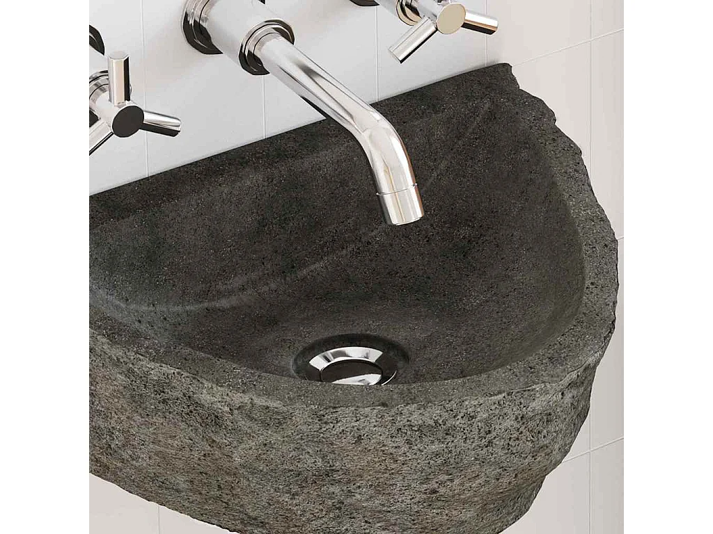 Lavabo | Bassin Suspendu Gris (30-37) x (25-30) x 12 cm