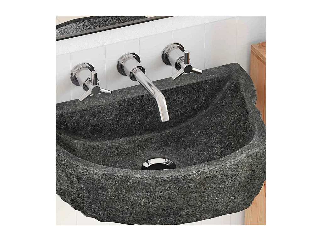 Lavabo | Bassin Suspendu Gris (38-45) x (30-35) x 15 cm