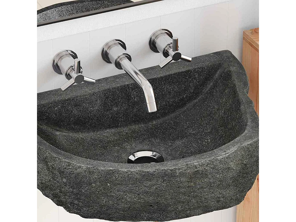 Lavabo | Bassin Suspendu Gris (38-45) x (30-35) x 15 cm