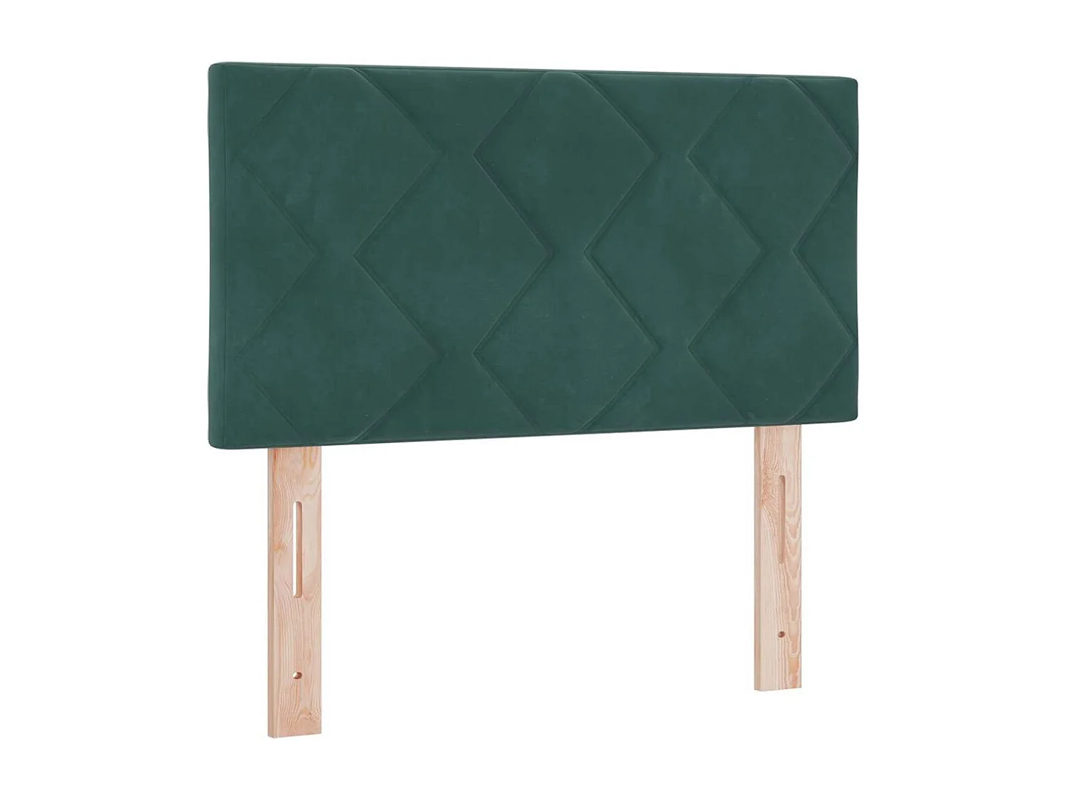 Einzelbett | Bettgestell | Boxspringbett mit Matratze Dunkelgrau 80x200 cm Samt Dunkelgrün SHL455460