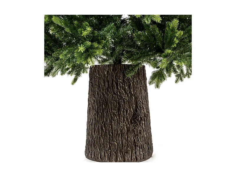 Albero di Natale "Reindeer" con tronco moderno incluso in PE effetto Real Touch cm 210h
