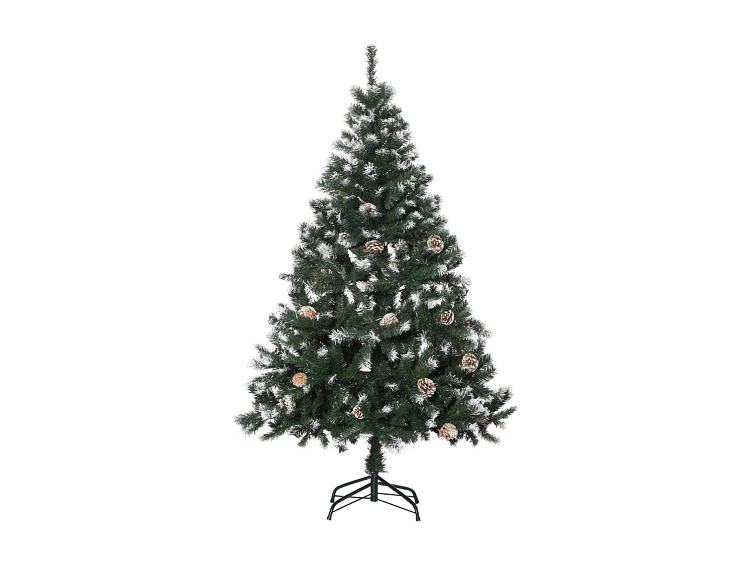 Weihnachtsbaum mit 676 Zweige und 41 Zapfen Künstlichen Weihnachten Tannenbaum 180 cm