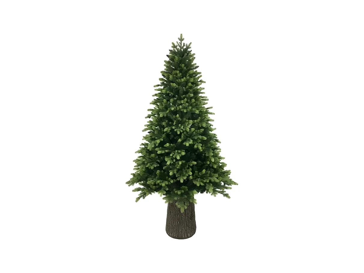 Albero di Natale "Reindeer" con tronco moderno incluso in PE effetto Real Touch cm 240h
