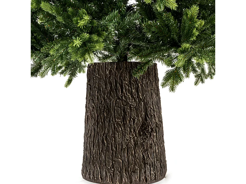 Sapin de Noël "Renne" avec tronc moderne inclus en PE effet Real Touch 240 cm de hauteur