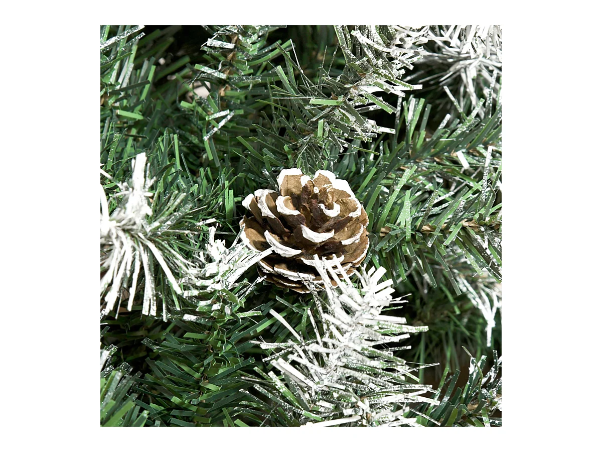 Weihnachtsbaum mit 800 Zweige und 61 Zapfen künstlichen Weihnachten Tannenbaum 180 cm