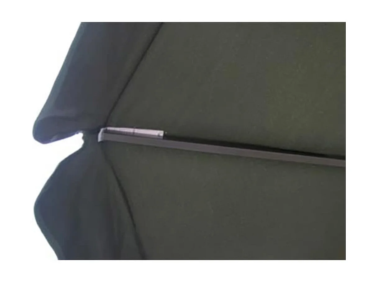 Parasol de jardin-Parasol vert aluminium 500 cm