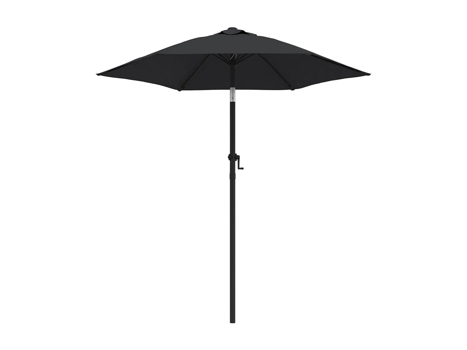 Parasol de jardin-Parasol Noir 200x224 cm Aluminium