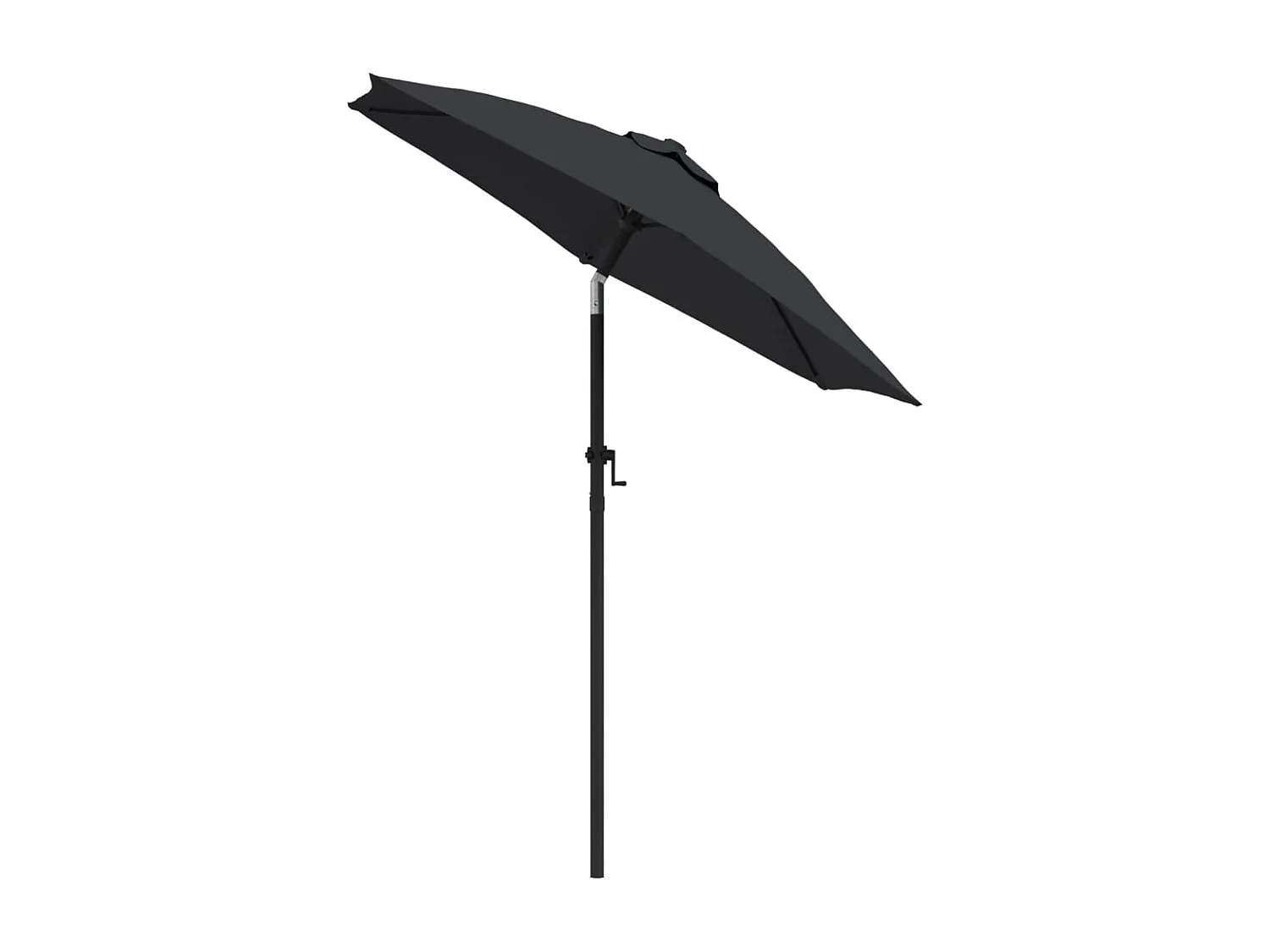 Parasol de jardin-Parasol Noir 200x224 cm Aluminium