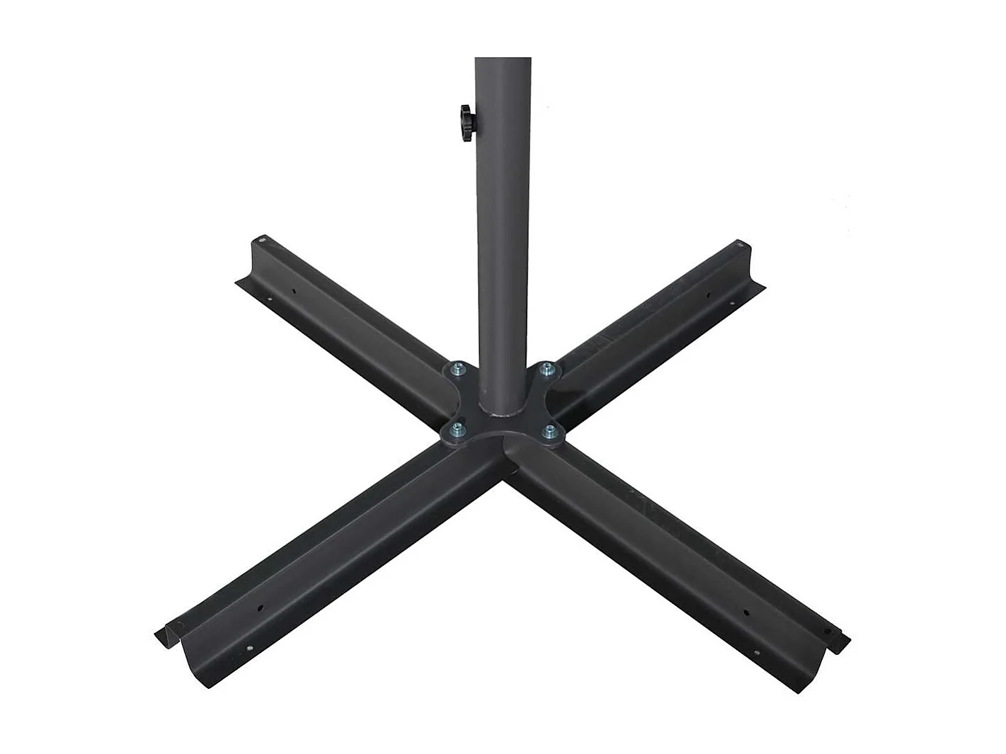 Parasol de jardin-Parasol d'extérieur avec mât en aluminium 600 cm bleu azuré