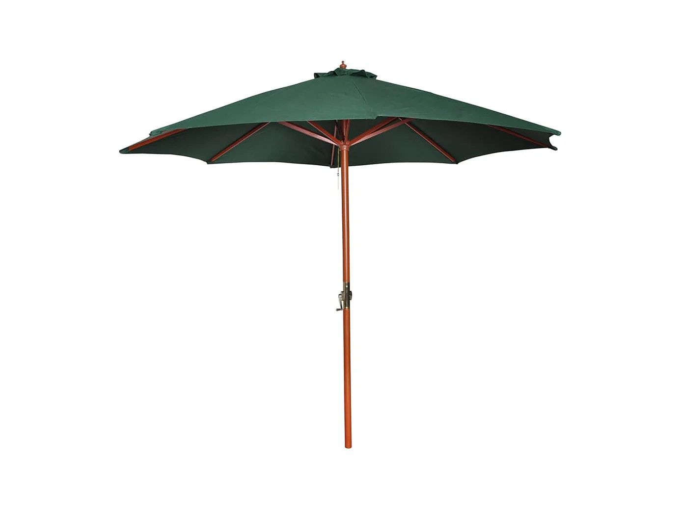 Parasol de jardin-Parasol Vert 258 cm
