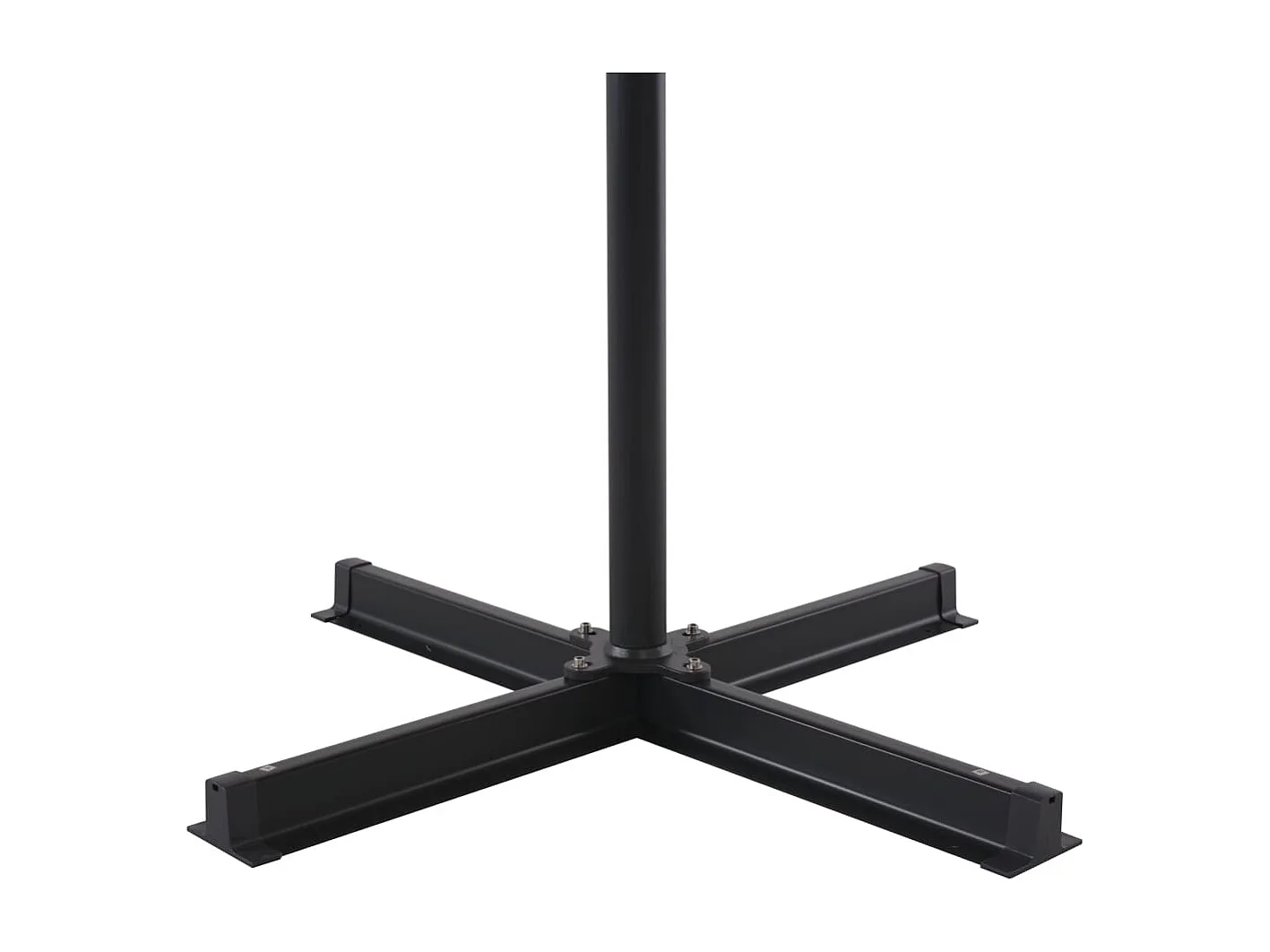 Parasol d'extérieur | Parasol de jardin avec mât en aluminium 500 cm rouge bordeaux