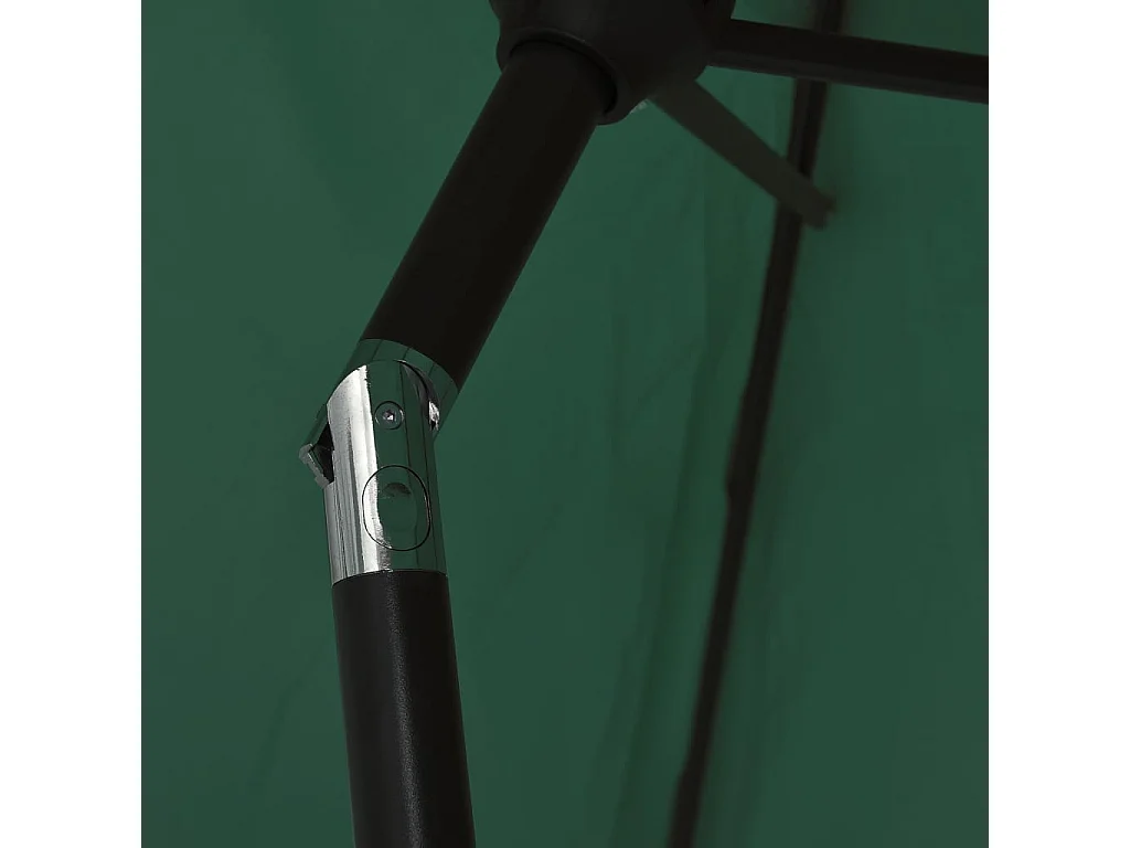 Parasol de jardin-Parasol Vert 200x224 cm Aluminium