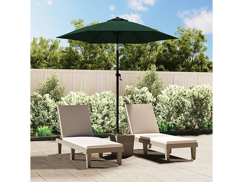 Parasol de jardin-Parasol Vert 200x224 cm Aluminium