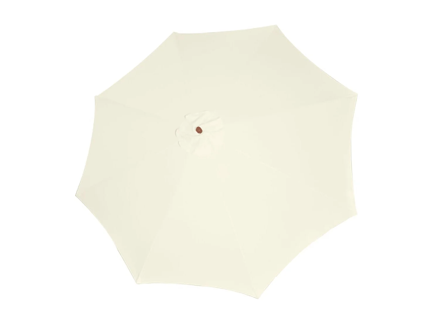 Parasol de jardin 300x258 cm Blanc sable