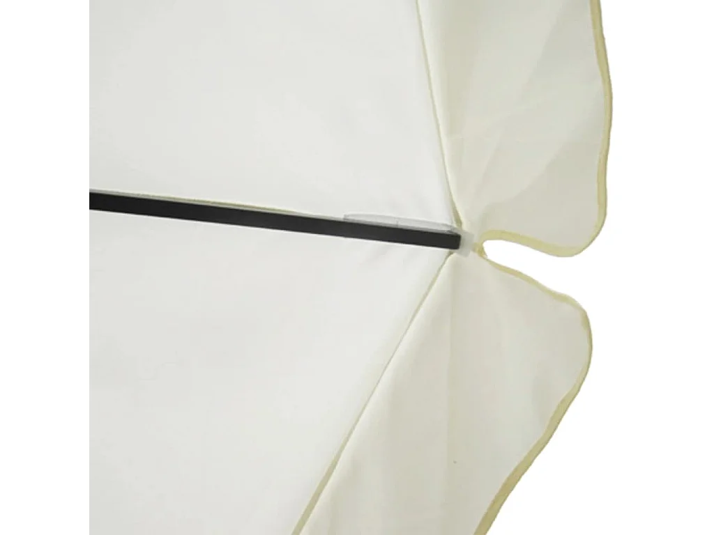 Parasol de jardin-Parasol Blanc Aluminium 500 cm