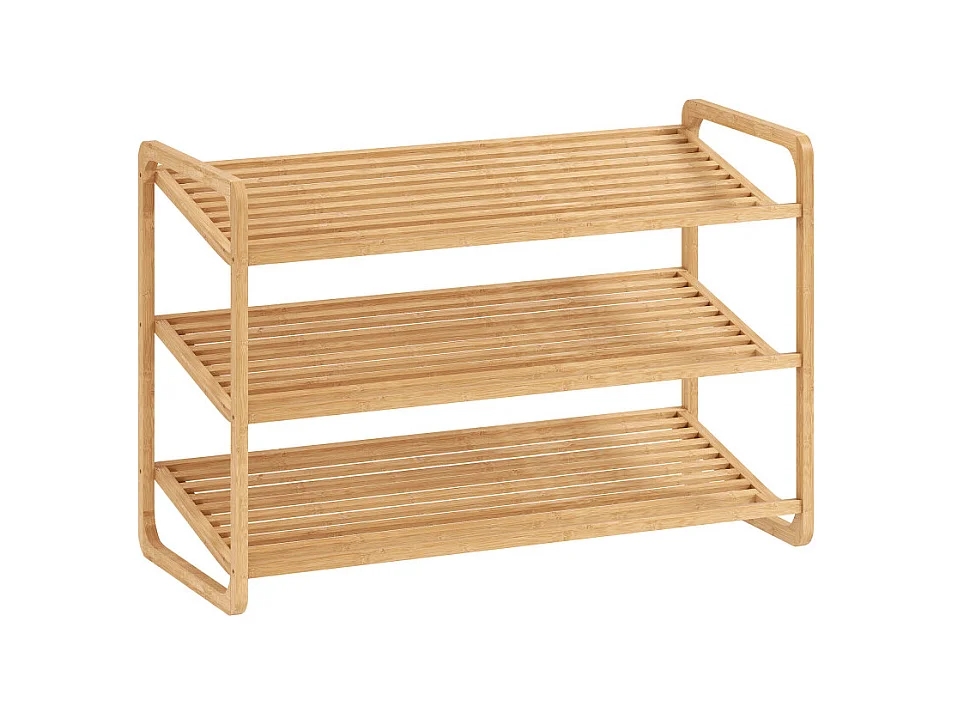 Étagère à chaussures EMILIO bambou naturel