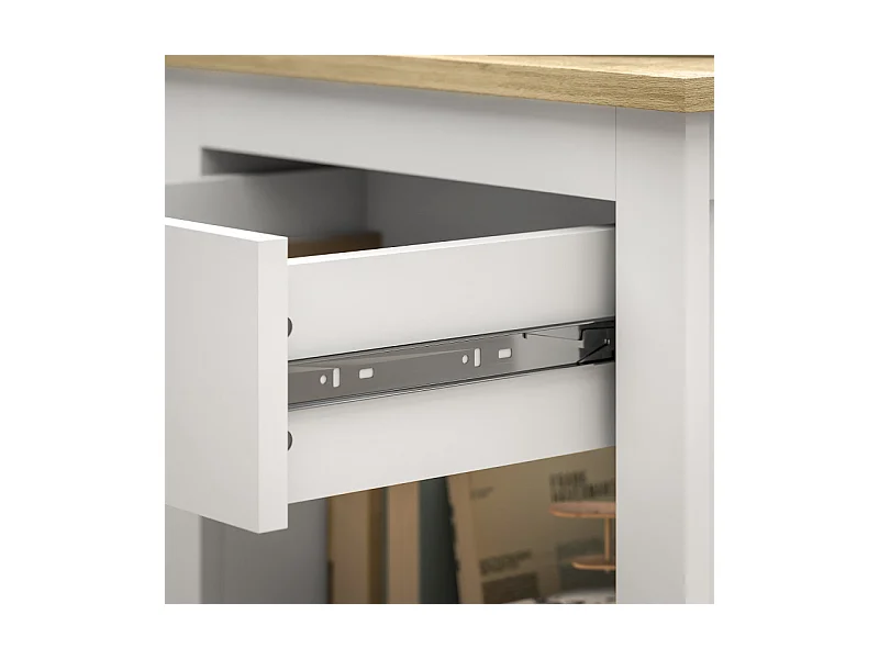 Lot de 2 tables de chevets LAVIA blanc