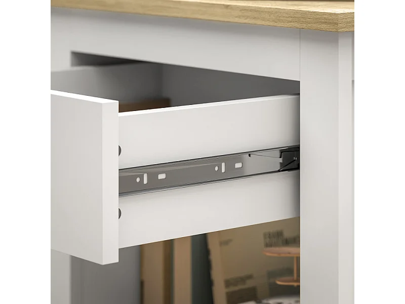 Lot de 2 tables de chevets LAVIA blanc