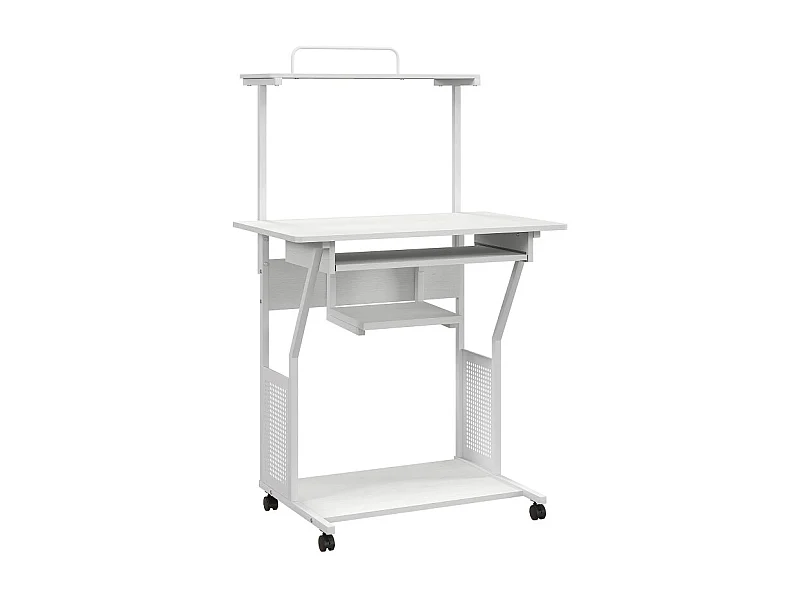 Station de travail mobile avec tablette MOBILEX blanc