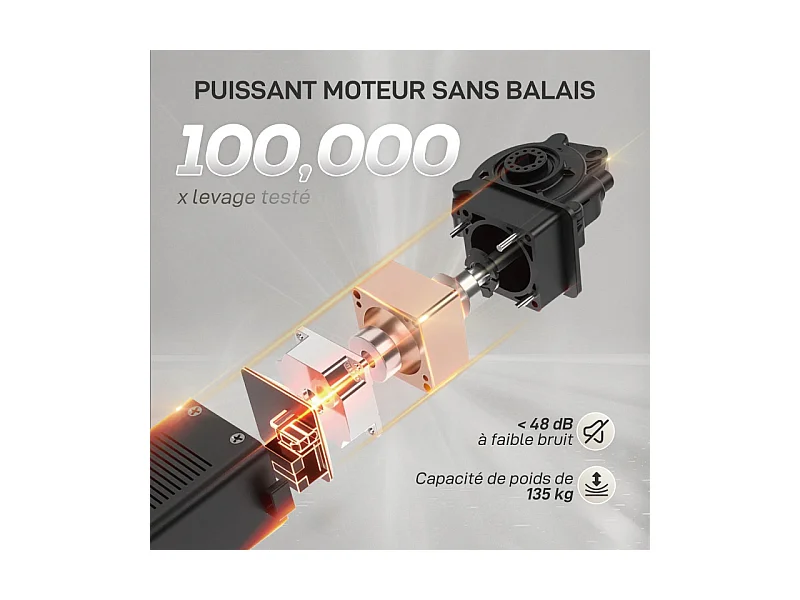 Fauteuil relax électrique inclinable LORENZO velours gris