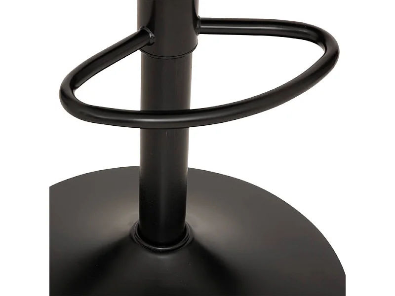 Lot de 2 Tabourets de Bar "Isla" 60-76cm Gris Foncé