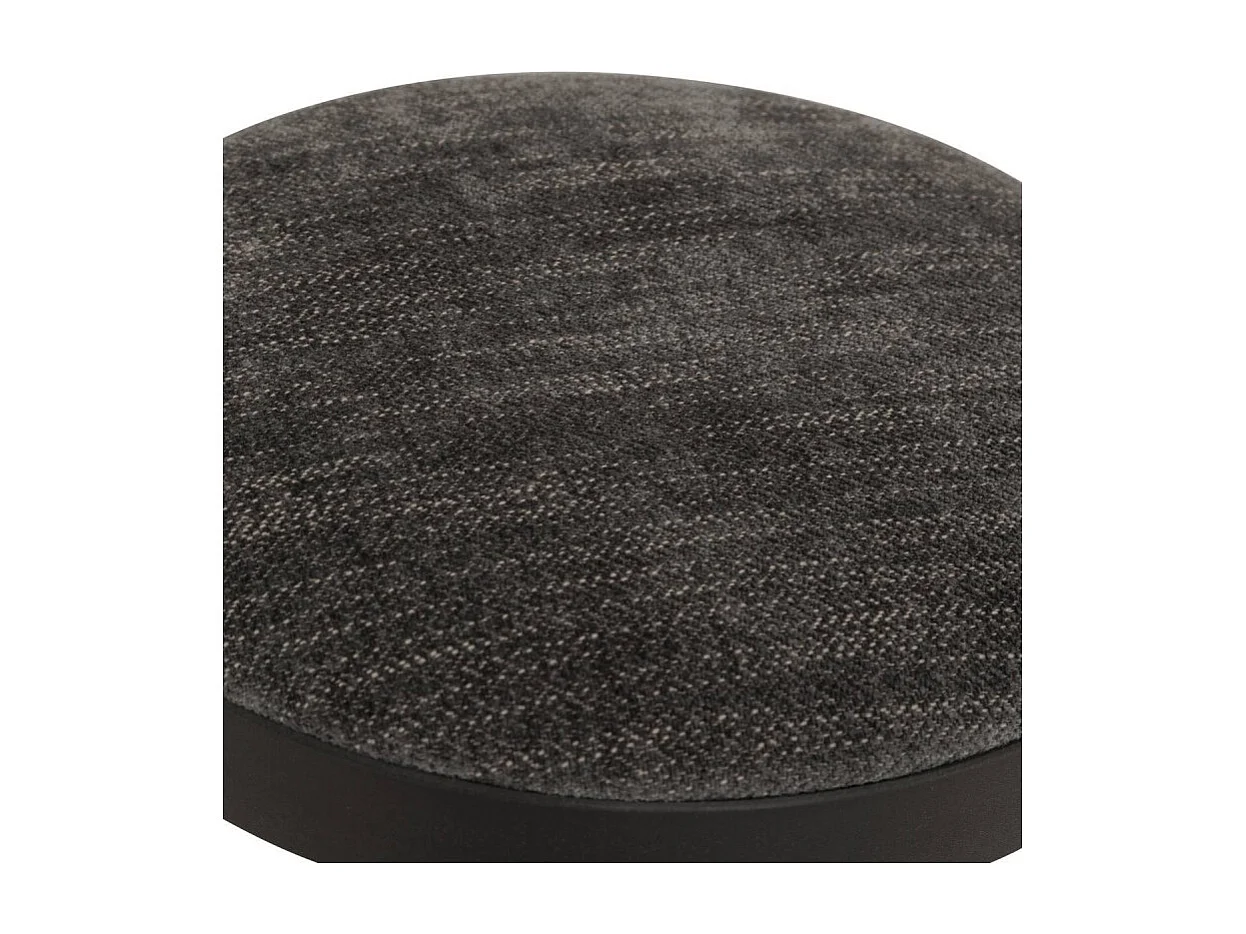 Lot de 2 Tabourets de Bar "Isla" 60-76cm Gris Foncé