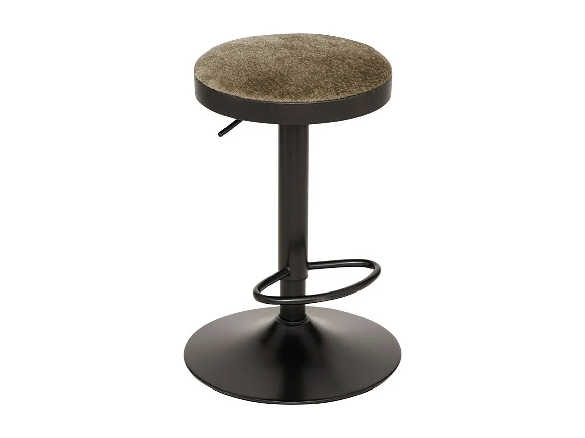 Lot de 2 Tabourets de Bar "Isla" 60-76cm Kaki