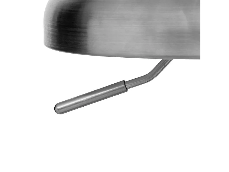 Lot de 2 Tabourets de Bar Ajustables "Ilsa" 75cm Argent