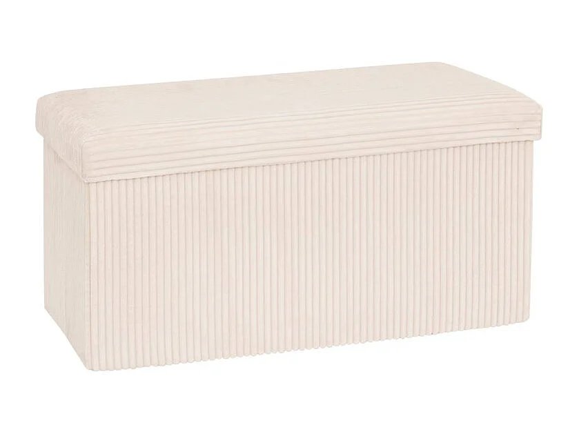 Banquette Coffre Pliable "Arum" 76cm Ivoire