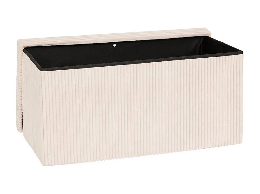 Banquette Coffre Pliable "Arum" 76cm Ivoire
