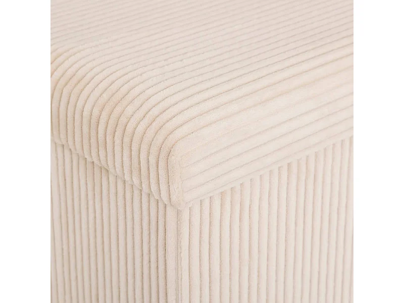 Banquette Coffre Pliable "Arum" 76cm Ivoire