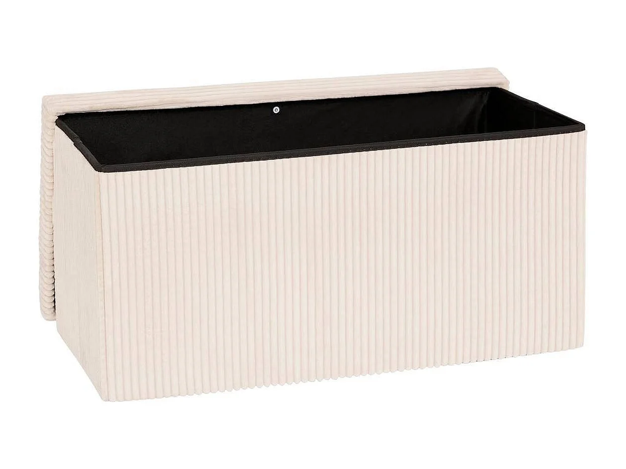 Banquette Coffre Pliable "Arum" 76cm Ivoire