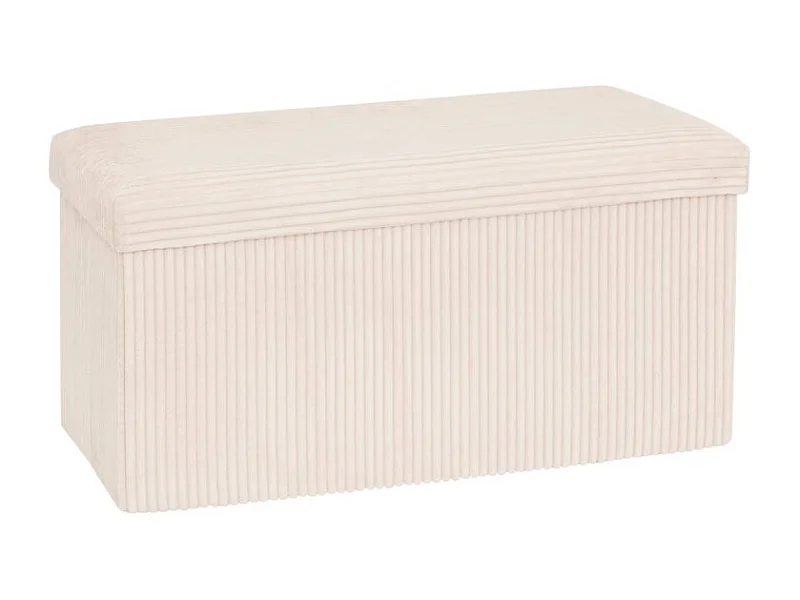 Banquette Coffre Pliable "Arum" 76cm Ivoire