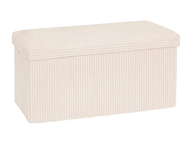 Banquette Coffre Pliable "Arum" 76cm Ivoire