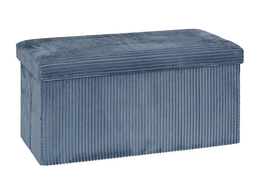 Banquette Coffre Pliable "Arum" 76cm Bleu Encre
