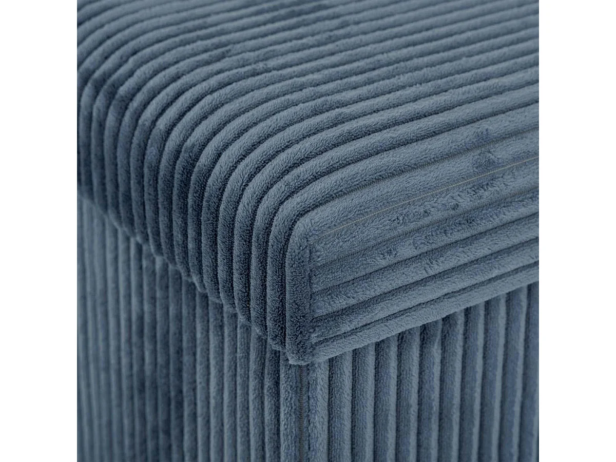 Banquette Coffre Pliable "Arum" 76cm Bleu Encre