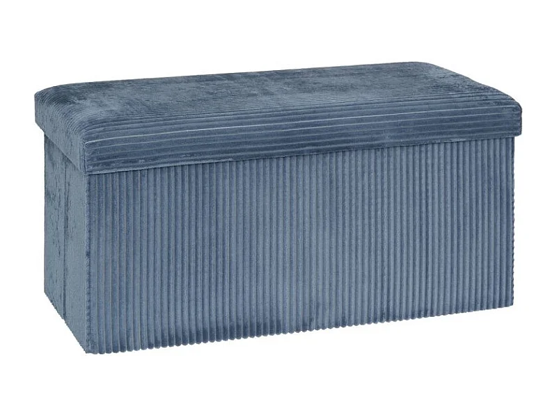 Banquette Coffre Pliable "Arum" 76cm Bleu Encre