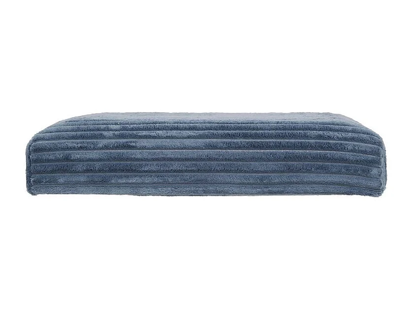 Pouf Pliant Coffre "Arum" 38cm Bleu Encre