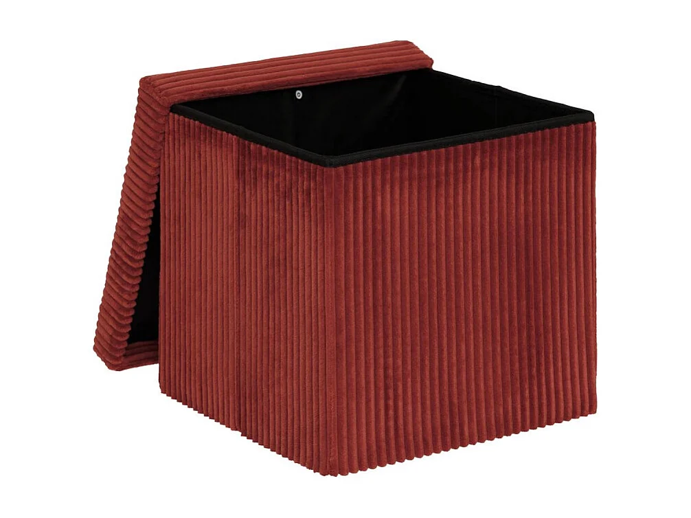 Pouf Pliant Coffre "Arum" 38cm Ambre