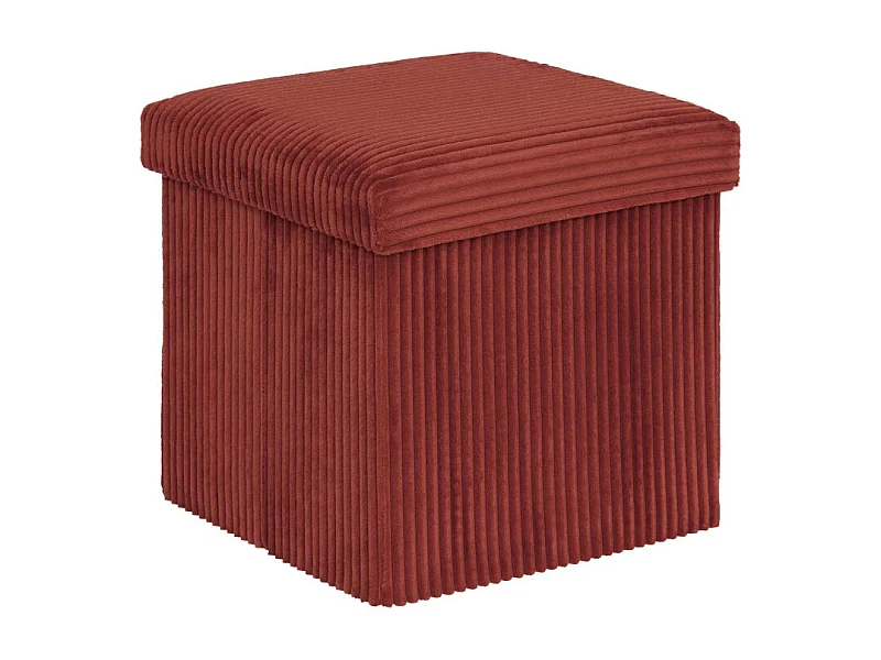 Pouf Pliant Coffre "Arum" 38cm Ambre