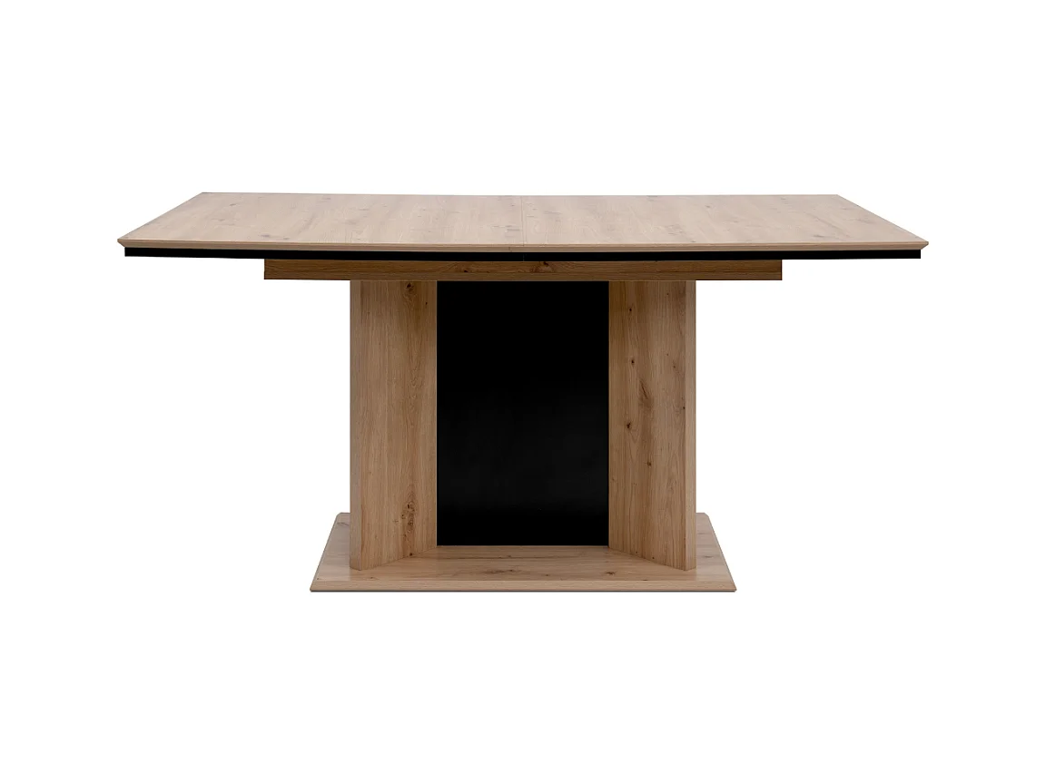 Table à manger extensible de 160 à 200 cm, ouverture automatique - NOVARA