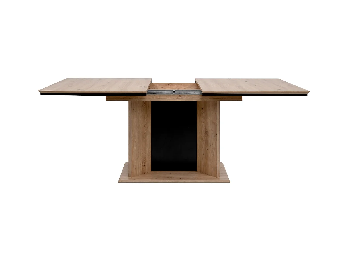 Table à manger extensible de 160 à 200 cm, ouverture automatique - NOVARA