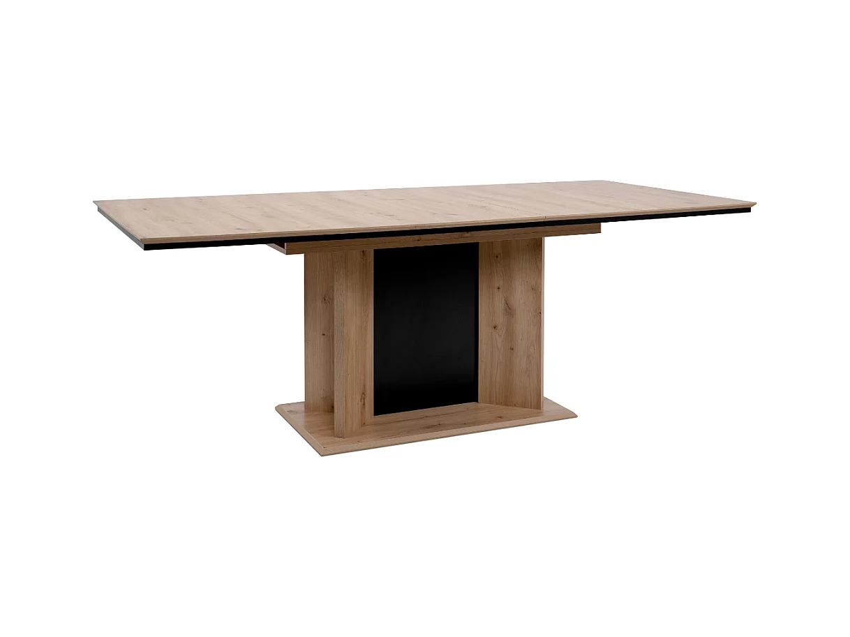 Table à manger extensible de 160 à 200 cm, ouverture automatique - NOVARA