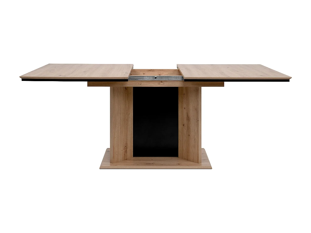 Table à manger extensible de 160 à 200 cm, ouverture automatique - NOVARA