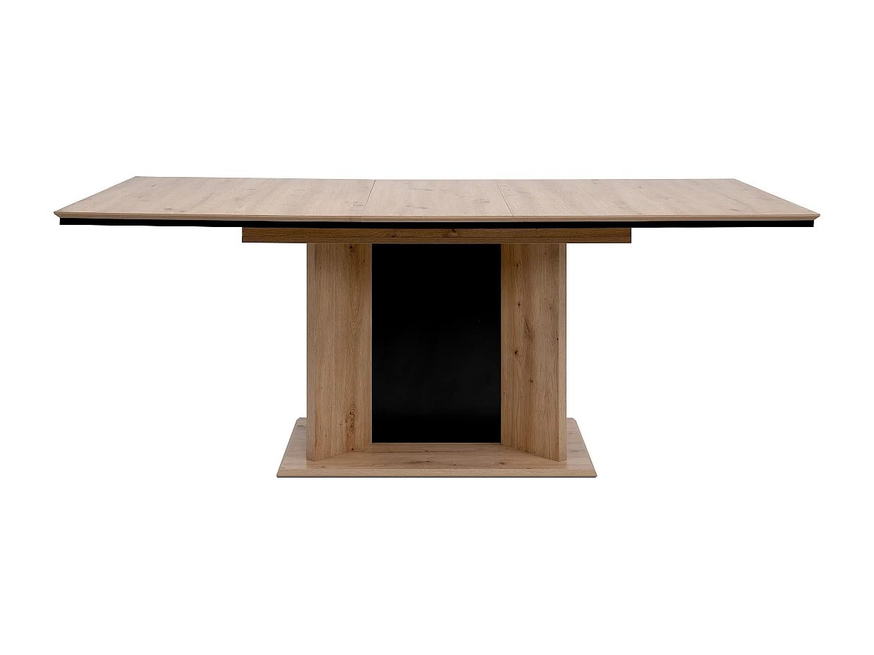 Table à manger extensible de 160 à 200 cm, ouverture automatique - NOVARA