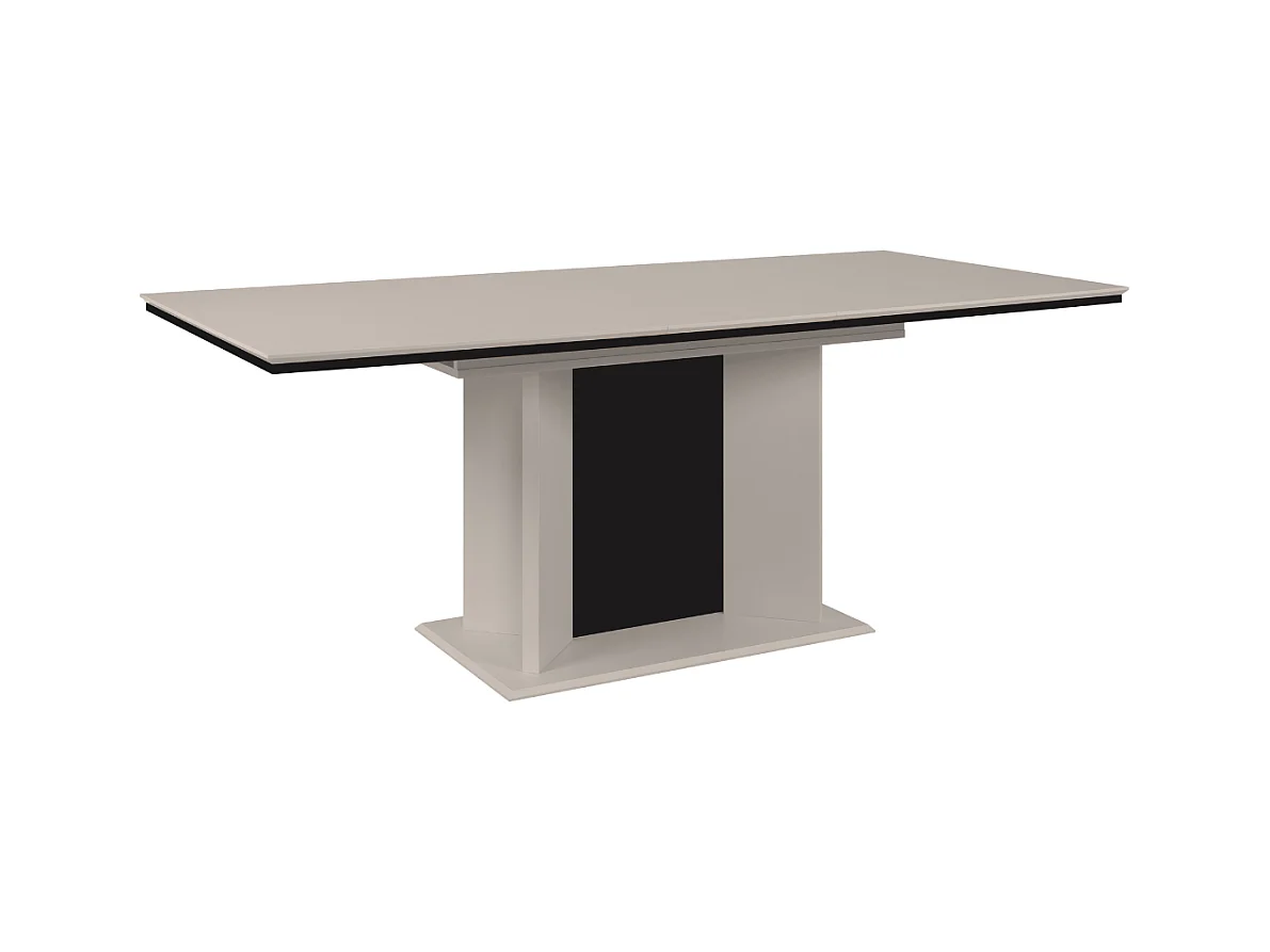 Table à manger extensible de 160 à 200 cm, ouverture automatique - NOVARA