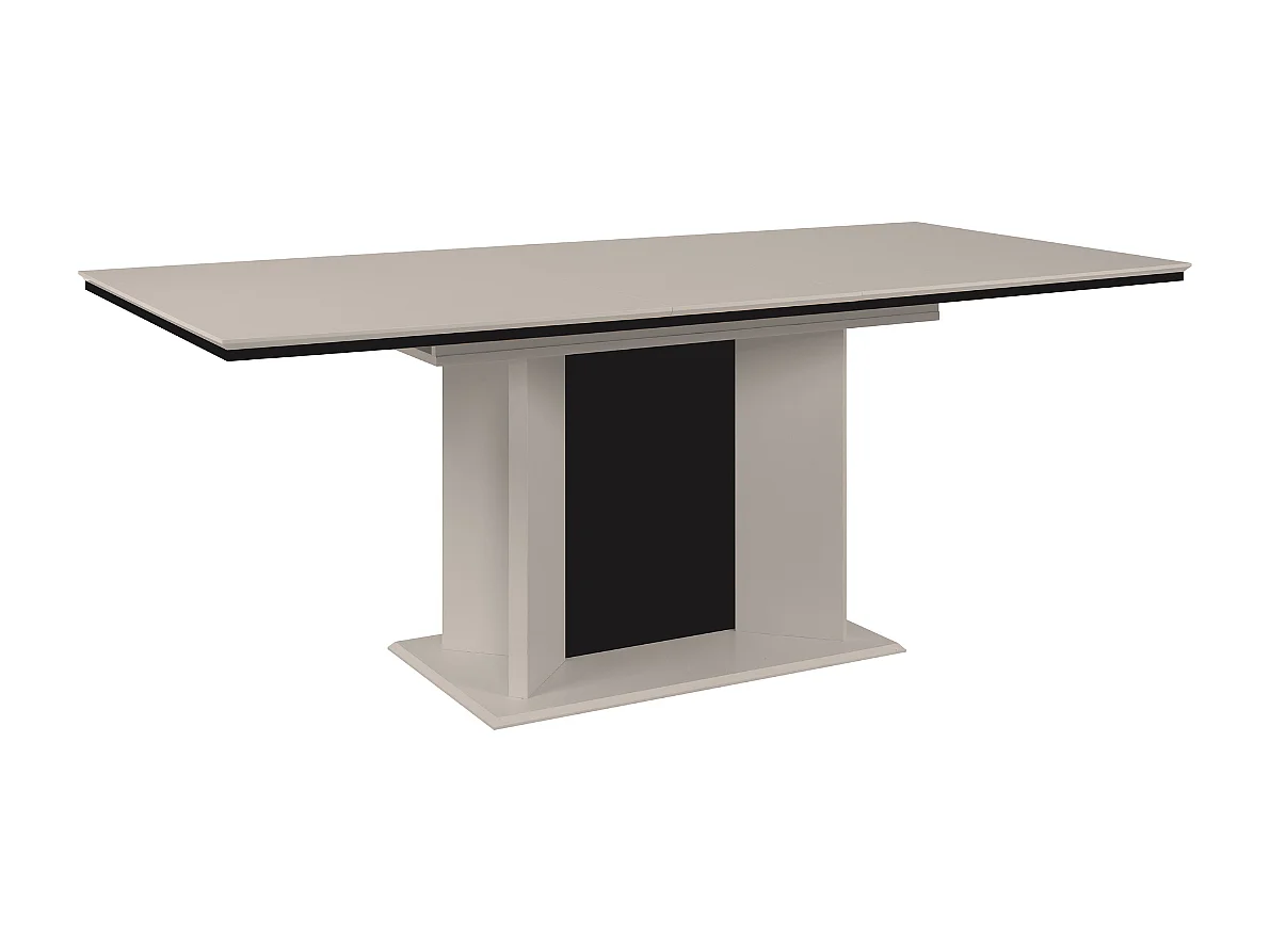 Table à manger extensible de 160 à 200 cm, ouverture automatique - NOVARA