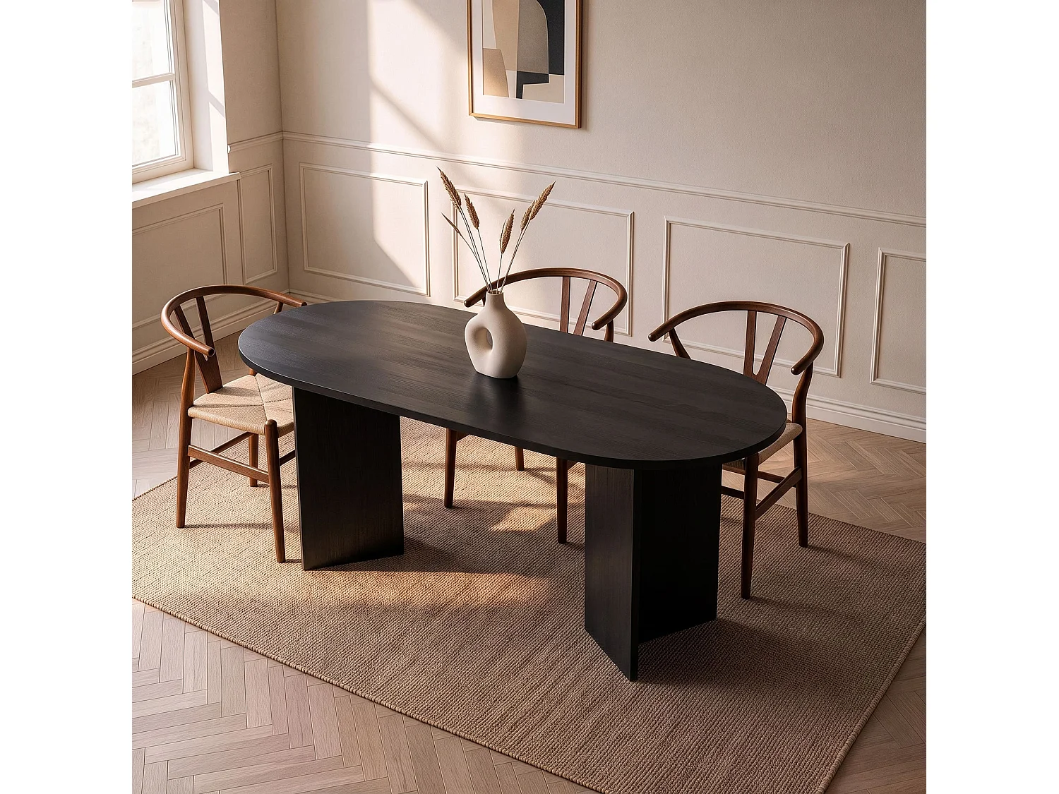 Esstisch mit abgerundeten Kanten L180 cm - SABLE